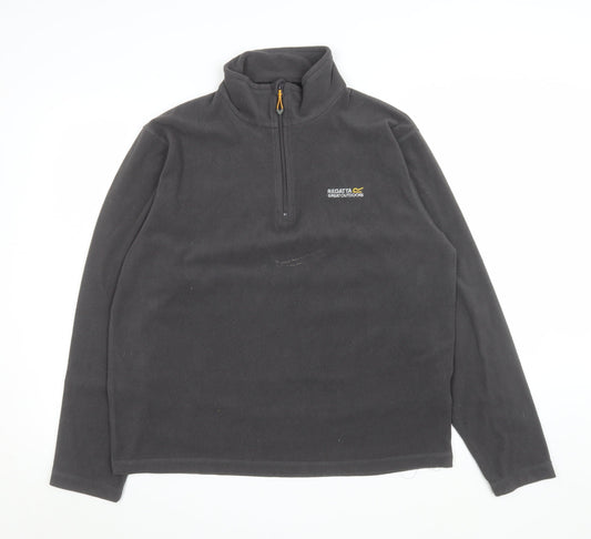 Mens UK Size L Regatta Black Pullover Sweatshirt