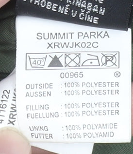 Womens UK Size S ROXY Black Parka Coat