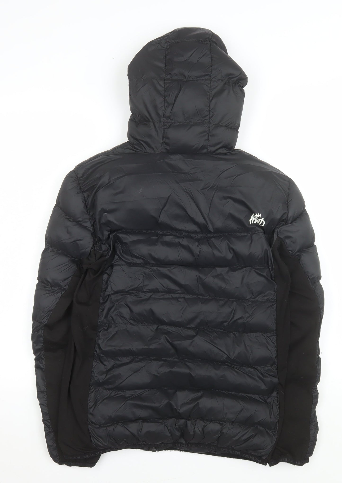Boys UK Size XL Kings Will Dream Black Puffer Jacket