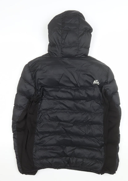 Boys UK Size XL Kings Will Dream Black Puffer Jacket