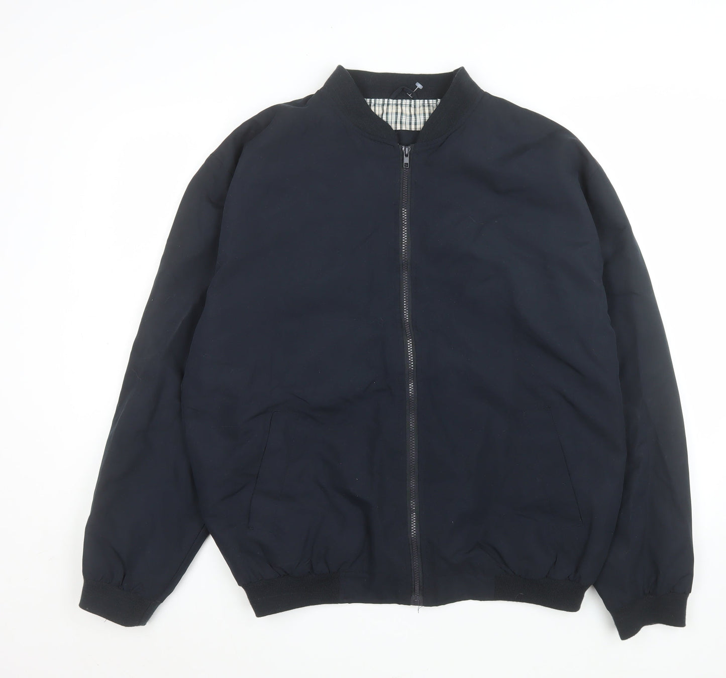 Mens UK Size M Manville Black Bomber Jacket
