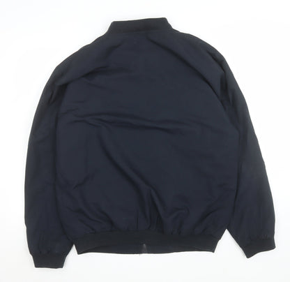 Mens UK Size M Manville Black Bomber Jacket