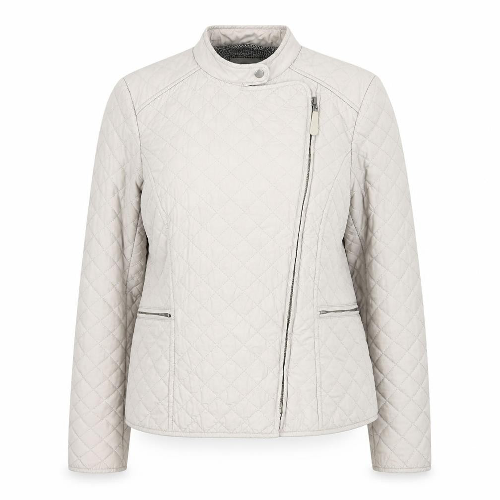 Womens UK Size 8 Hobbs Beige Quilted Coat