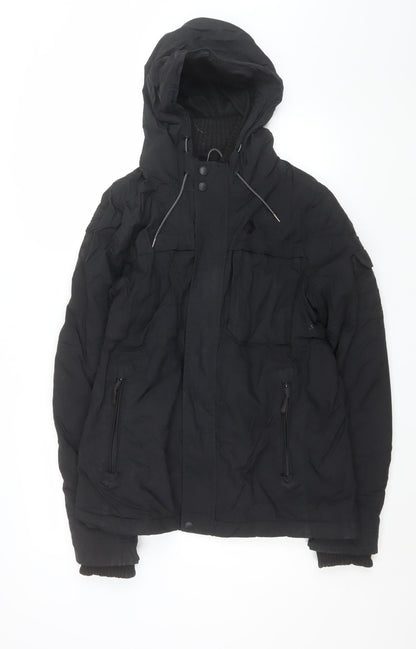 Womens UK Size M NEXT Black Puffer Jacket