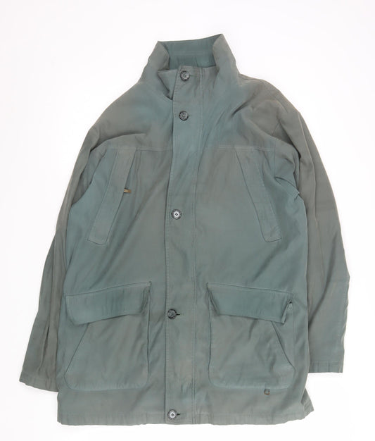 Womens UK Size M Aldon Green Overcoat