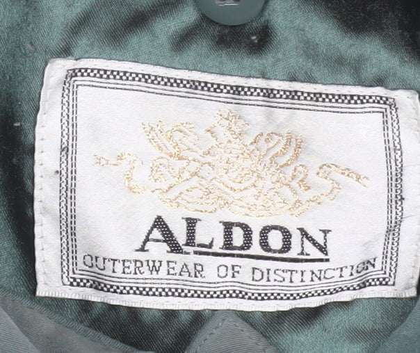 Womens UK Size M Aldon Green Overcoat