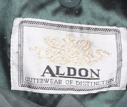 Womens UK Size M Aldon Green Overcoat