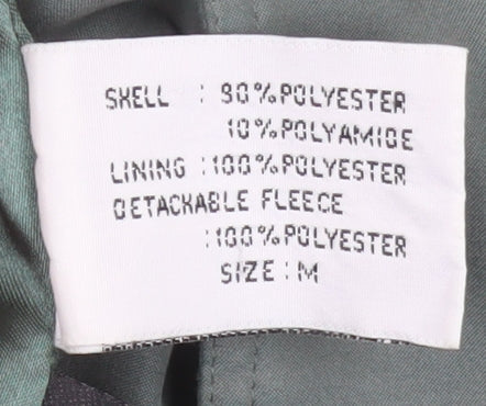 Womens UK Size M Aldon Green Overcoat