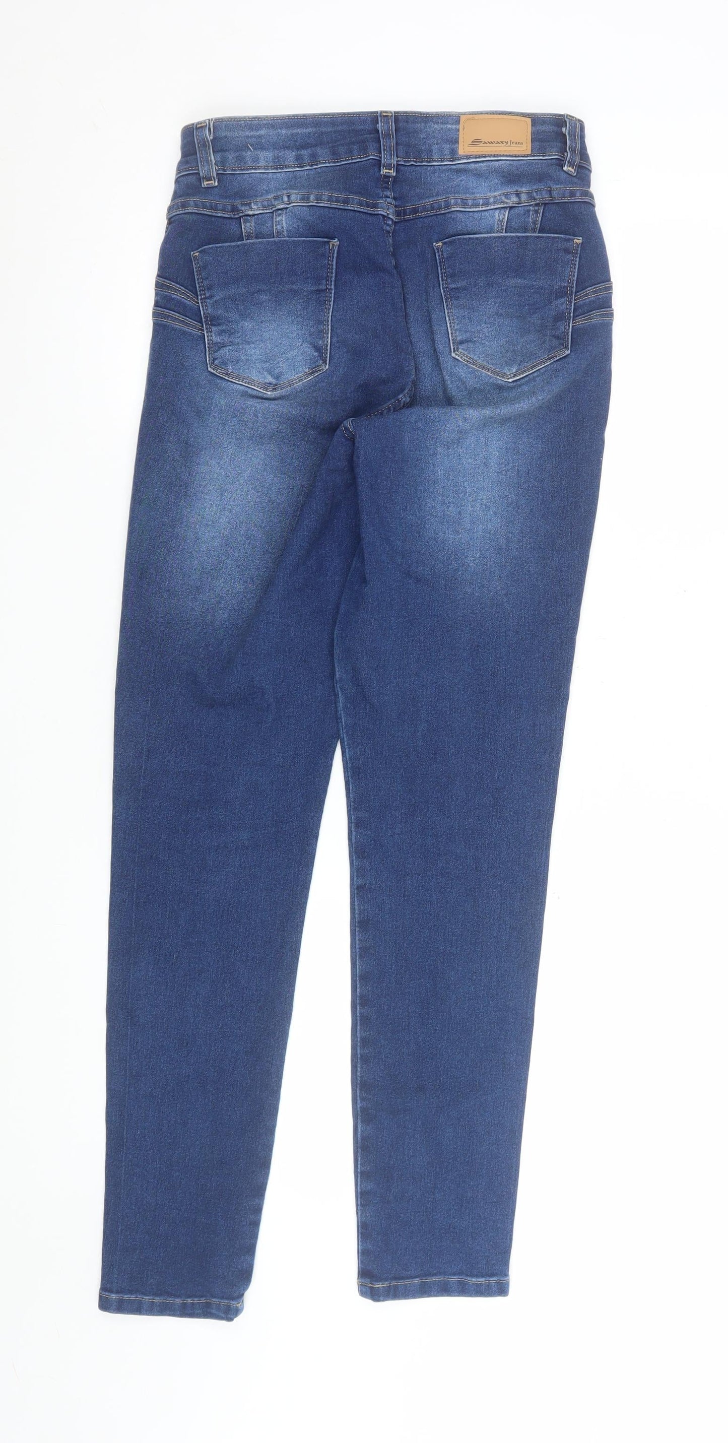 Womens UK Size 14 Sawary Jeans Slim Fit Skinny Blue Jeans