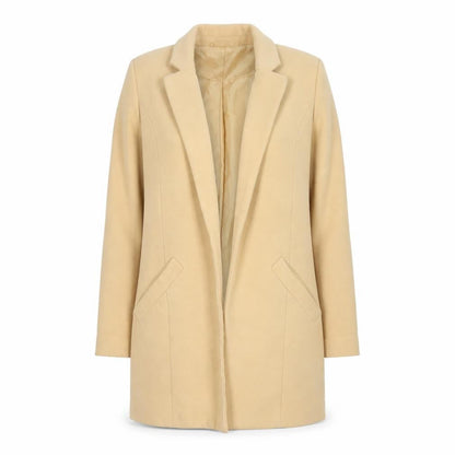 Womens UK Size 6 Miss Selfridge Beige Overcoat