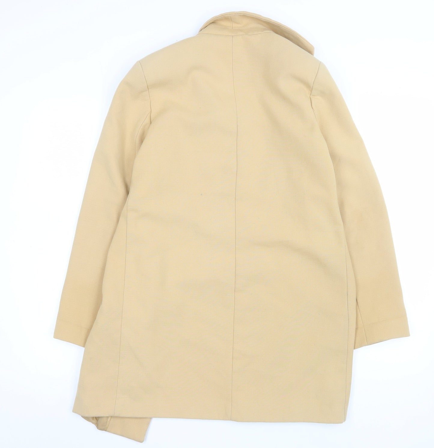 Womens UK Size 6 Miss Selfridge Beige Overcoat