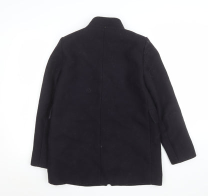 Womens UK Size 12 Zara Black Duffle Coat