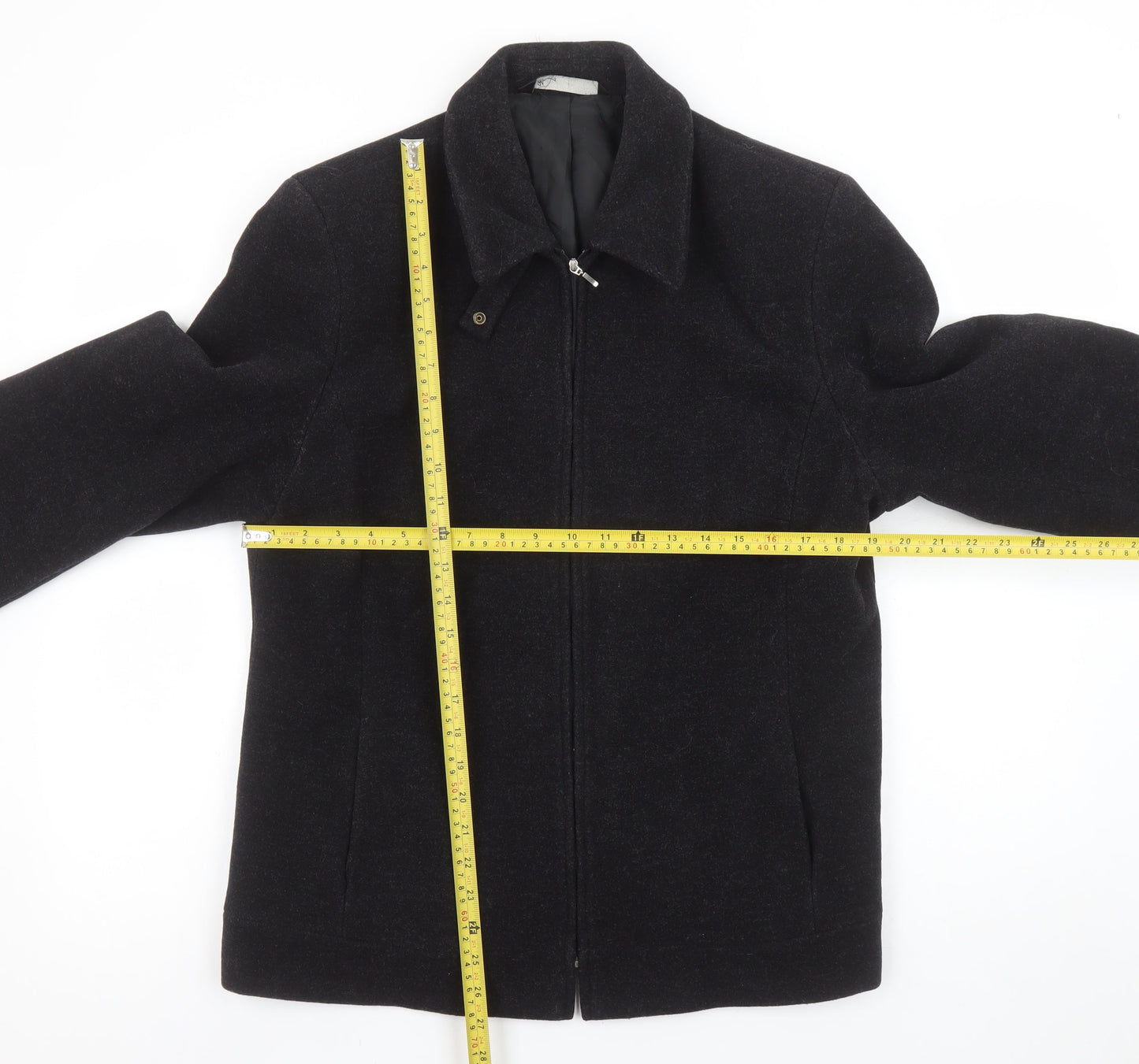 Womens UK Size 16 BHS Black Basic Jacket