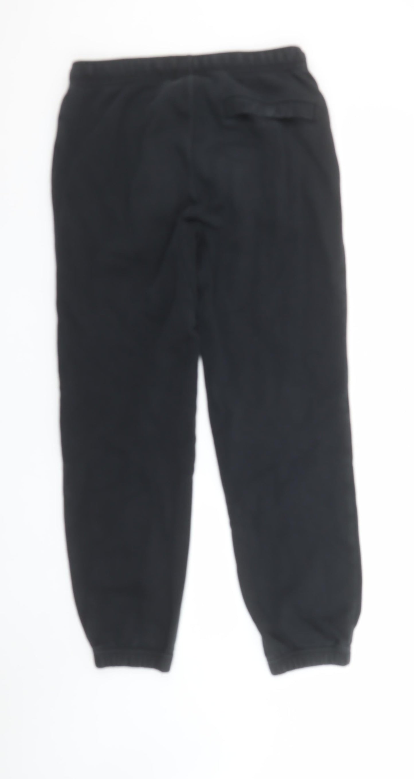 Mens UK Size S Nike Regular Fit Jogger Black Trousers