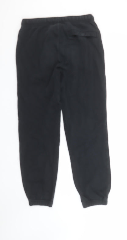 Mens UK Size S Nike Regular Fit Jogger Black Trousers