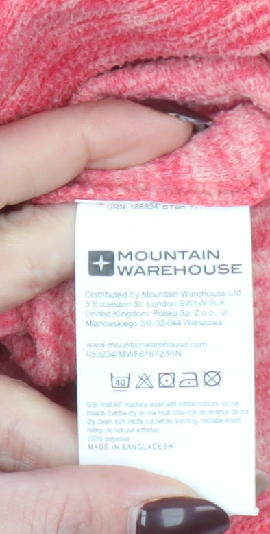 Womens UK Size 16 Mountain Warehouse Pink Pullover Sweatshirt