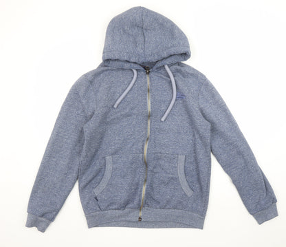 Mens UK Size M Paraffin Blue Full Zip Hoodie