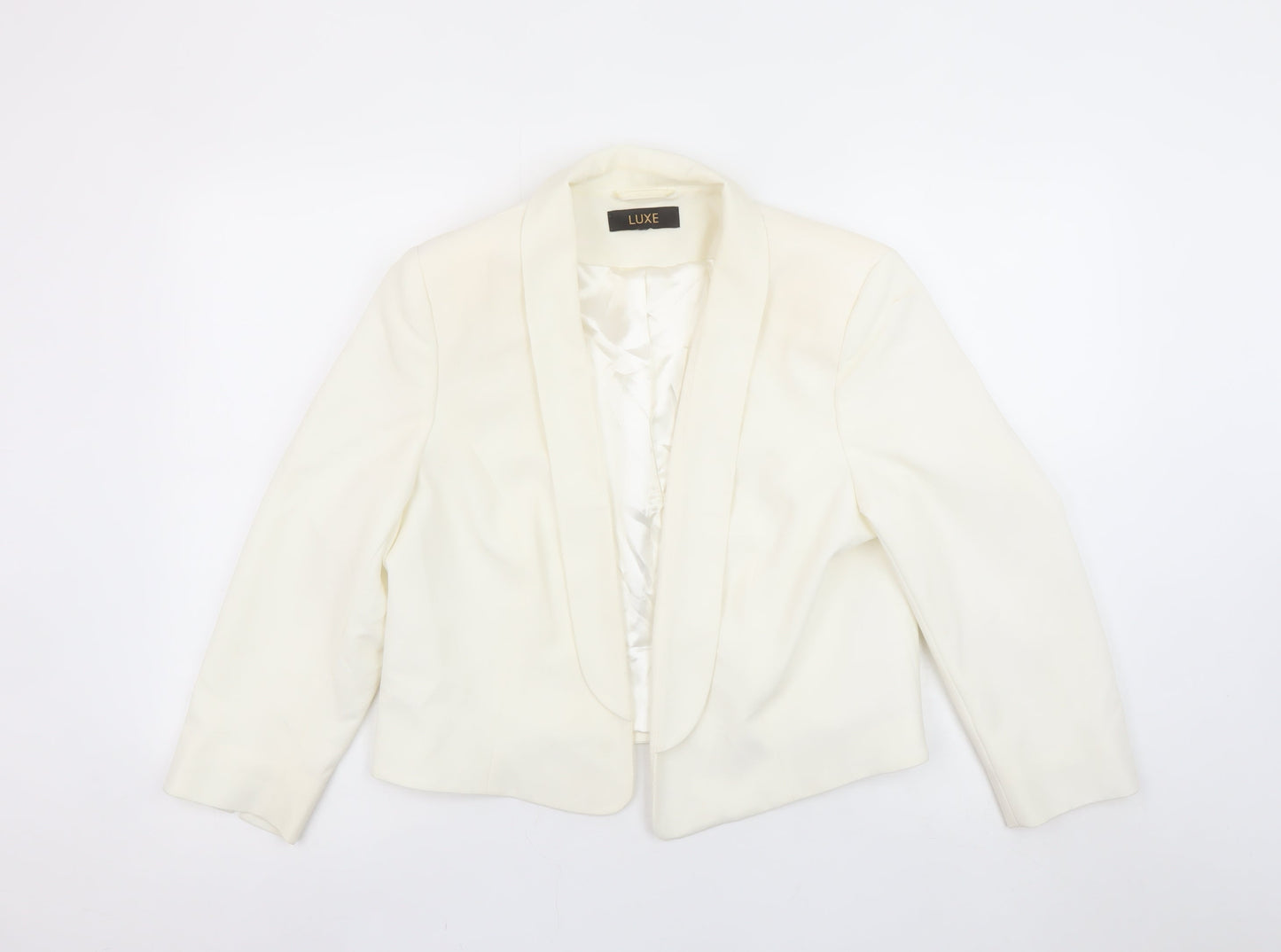 Womens UK Size 16 Dorothy Perkins Regular Ivory Blazer