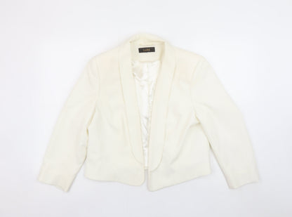 Womens UK Size 16 Dorothy Perkins Regular Ivory Blazer