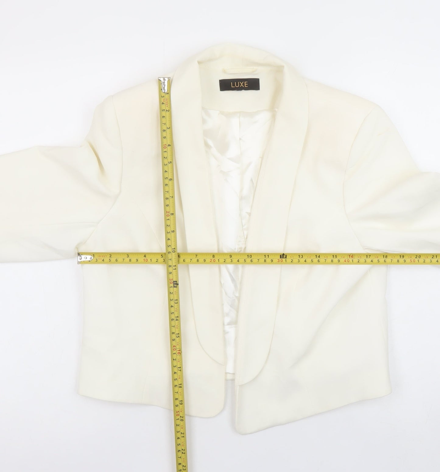 Womens UK Size 16 Dorothy Perkins Regular Ivory Blazer