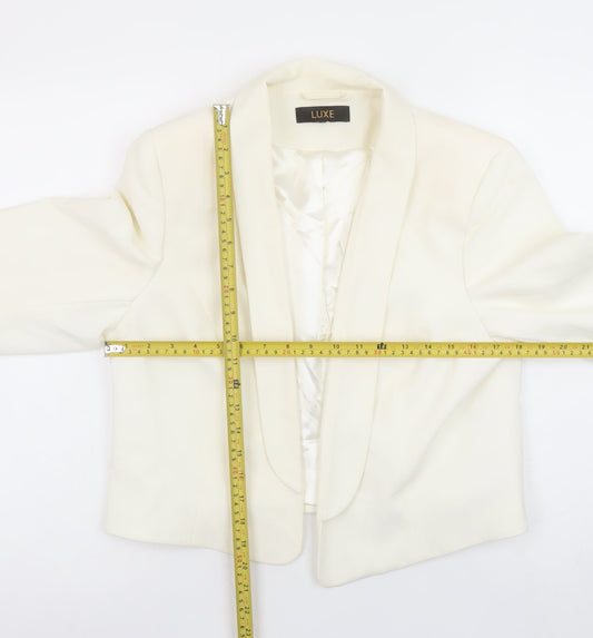 Womens UK Size 16 Dorothy Perkins Regular Ivory Blazer