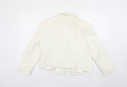 Womens UK Size 16 Dorothy Perkins Regular Ivory Blazer