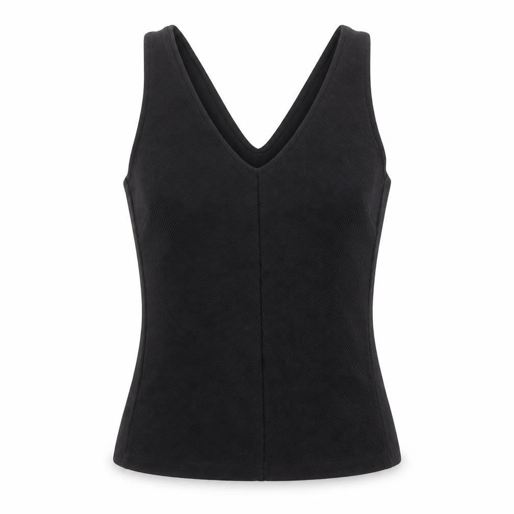 Womens UK Size XS H&M Black Basic Tank