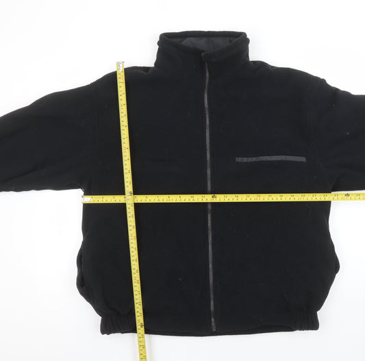 Mens UK Size S JERZEES Black Fleece