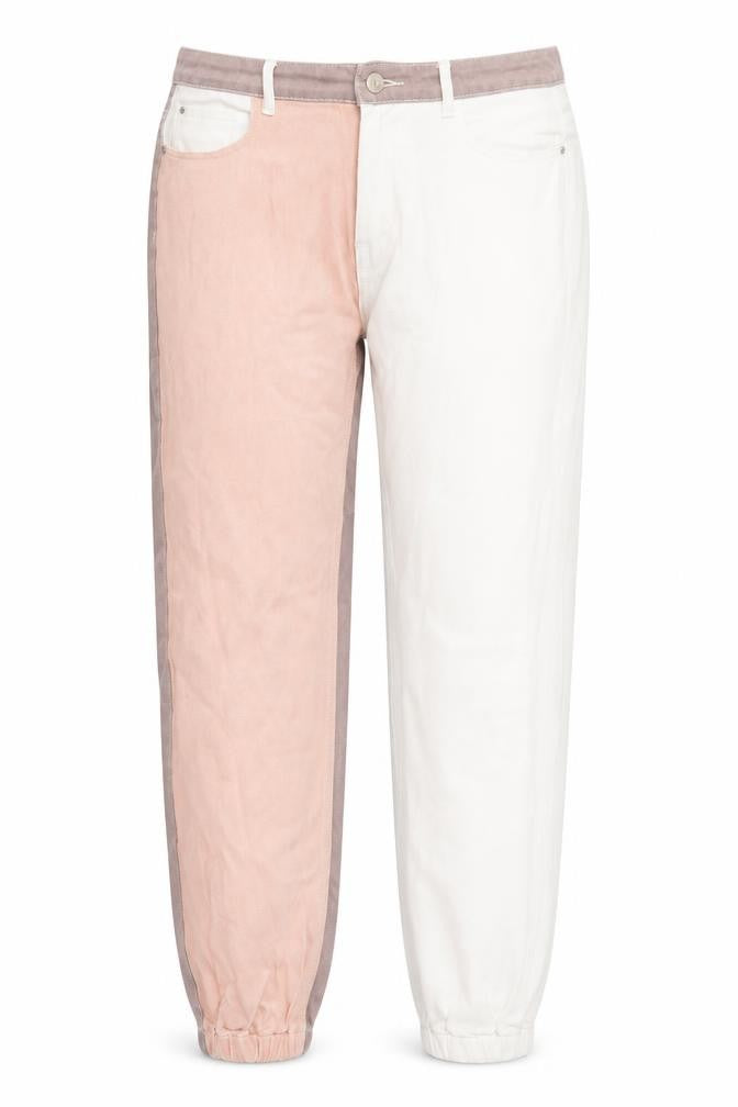 Womens UK Size 12 Missguided Relaxed Fit Mom Multicoloured Jeans