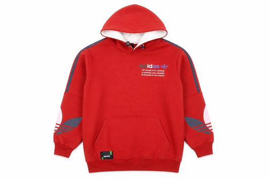 Boys UK Size L adidas Red Pullover Hoodie