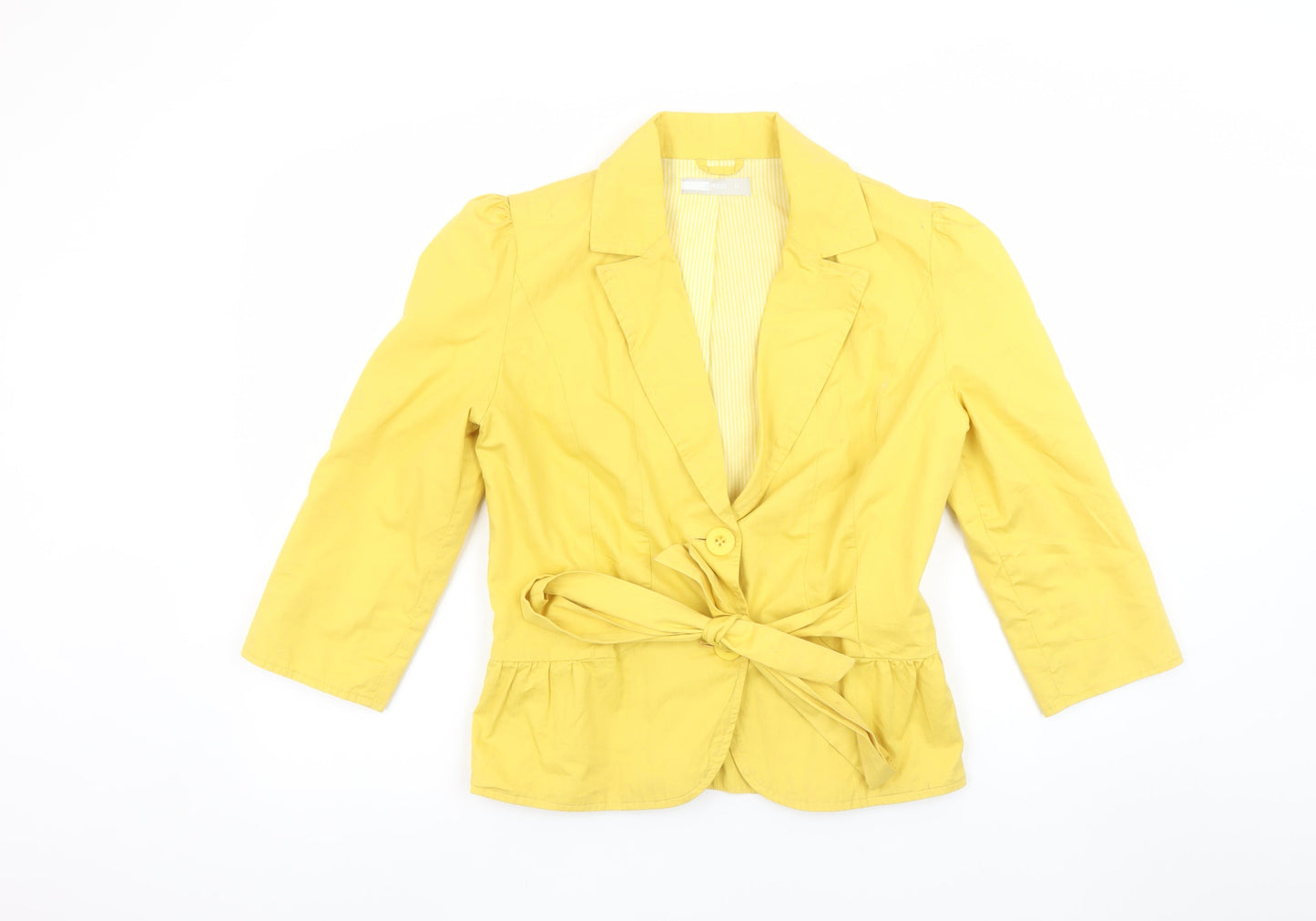 Womens UK Size 12 A|Wear Regular Yellow Blazer
