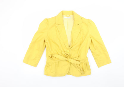 Womens UK Size 12 A|Wear Regular Yellow Blazer