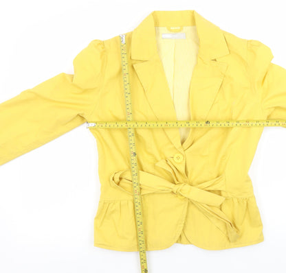 Womens UK Size 12 A|Wear Regular Yellow Blazer