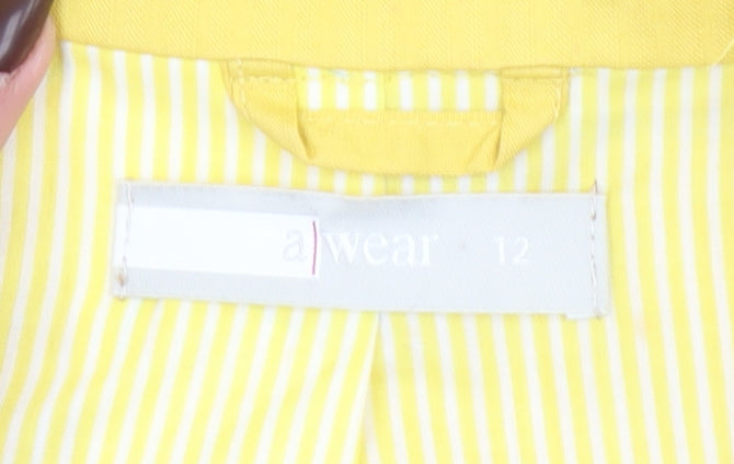 Womens UK Size 12 A|Wear Regular Yellow Blazer