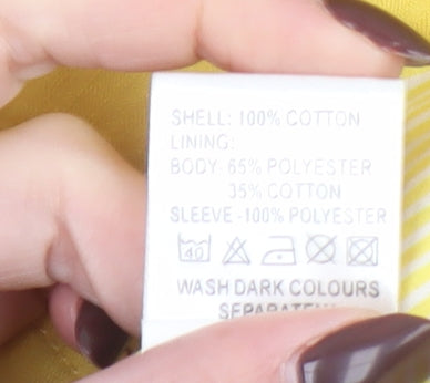 Womens UK Size 12 A|Wear Regular Yellow Blazer