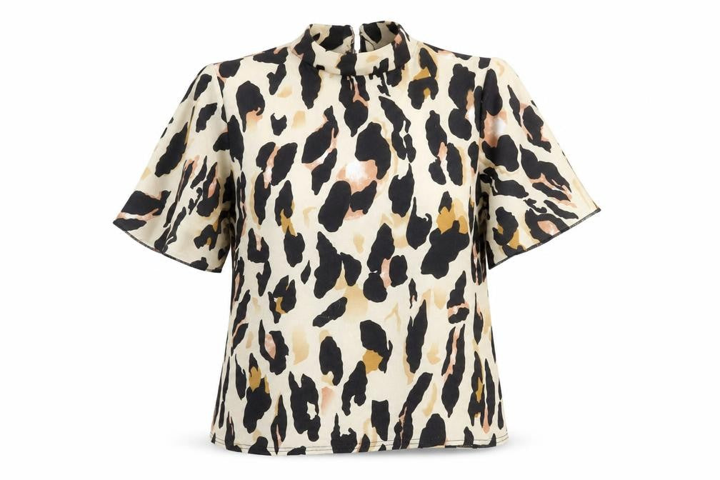 Womens UK Size 14 Boohoo Multicoloured Basic Blouse