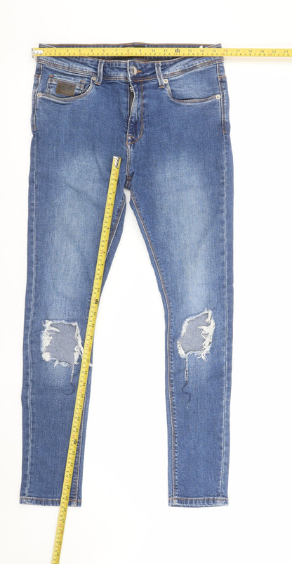 Mens UK Size 30R Voi Jeans Co Slim Fit Skinny Blue Jeans