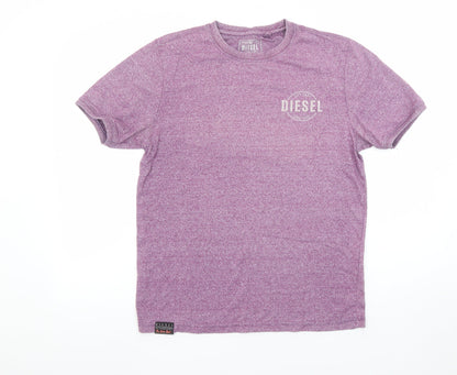 Mens UK Size M Diesel Purple  T-Shirt