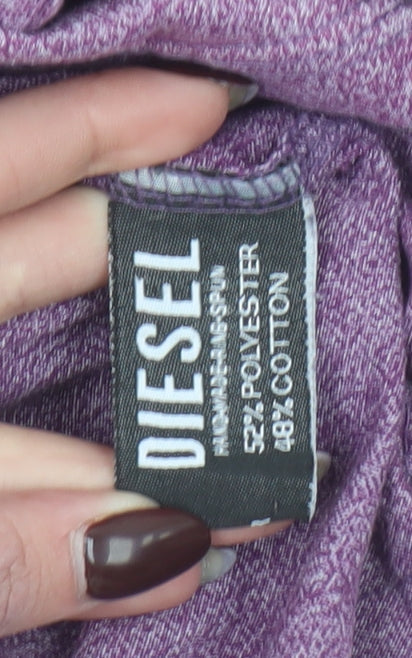 Mens UK Size M Diesel Purple  T-Shirt