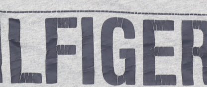 Womens UK Size S Tommy Hilfiger Grey Basic T-Shirt