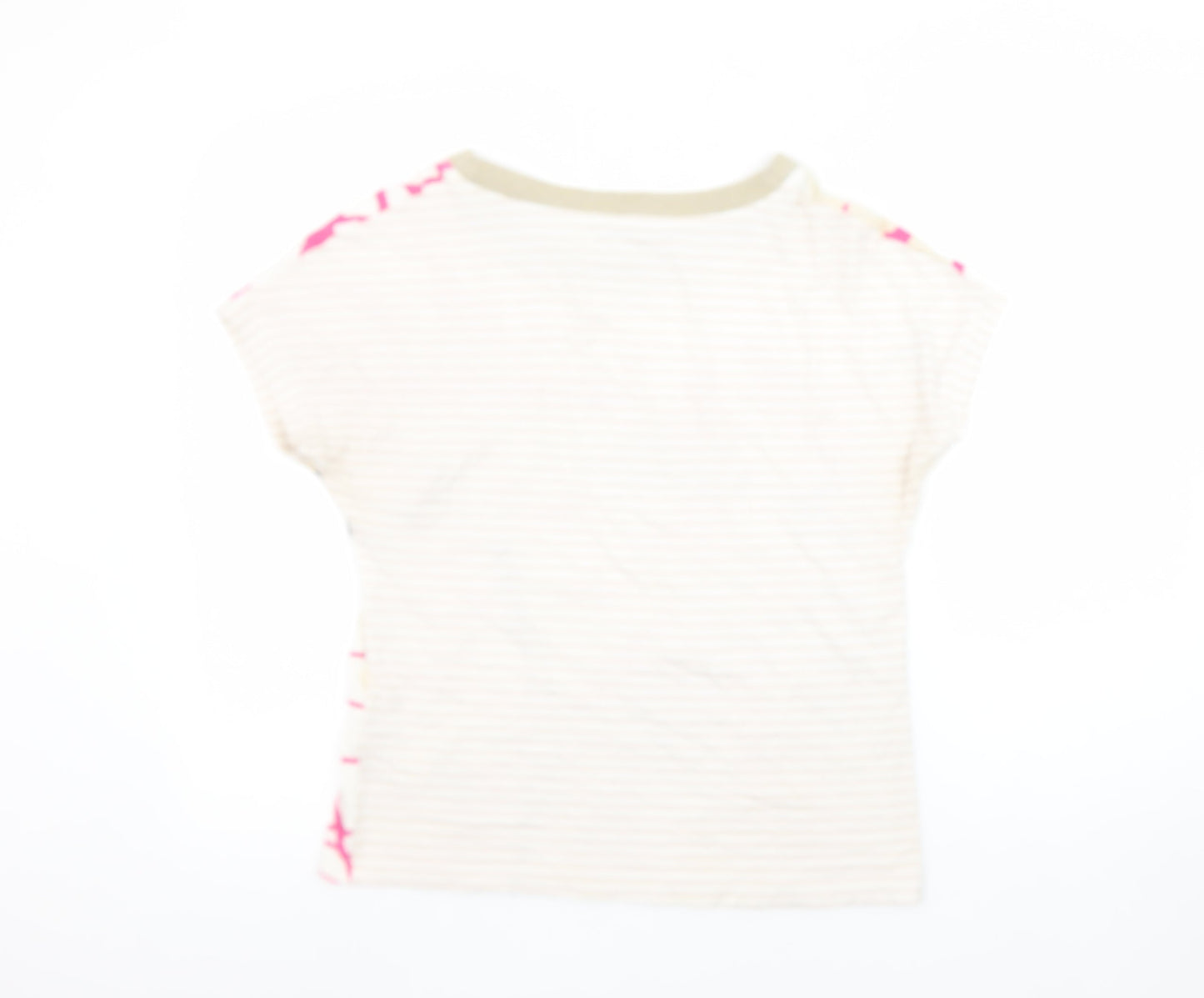 Womens UK Size 14 FRANK WALDER Multicoloured Basic T-Shirt