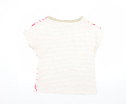 Womens UK Size 14 FRANK WALDER Multicoloured Basic T-Shirt