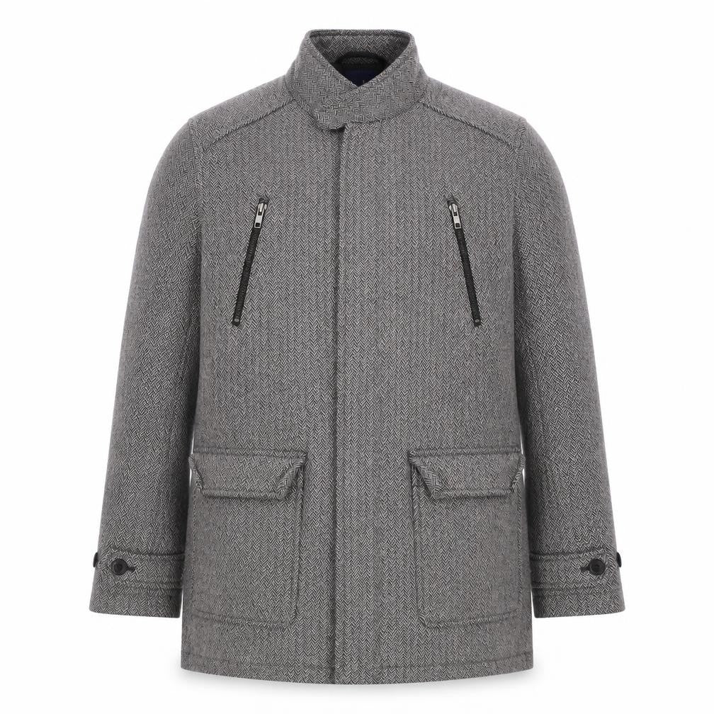 Mens UK Size M Jasper Conran Grey Overcoat