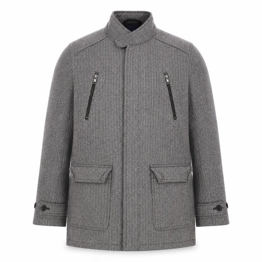 Mens UK Size M Jasper Conran Grey Overcoat