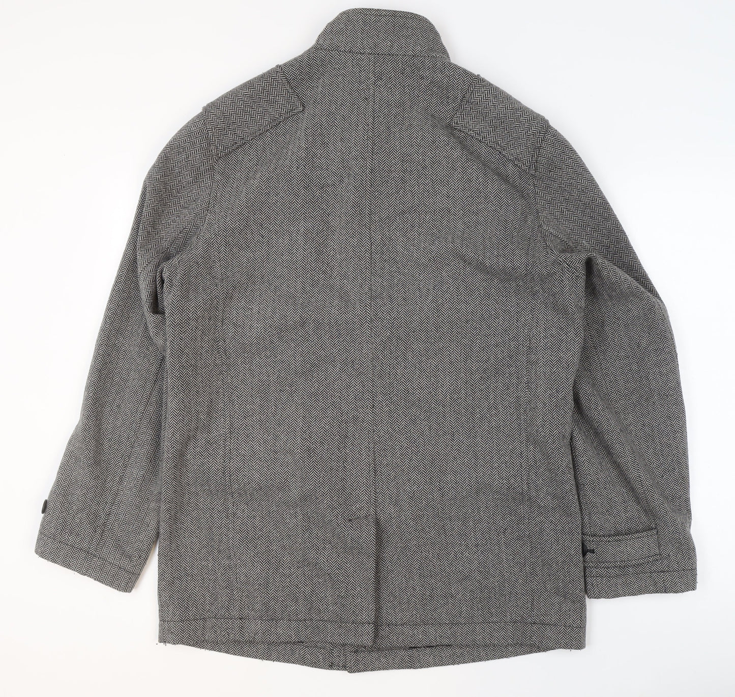 Mens UK Size M Jasper Conran Grey Overcoat