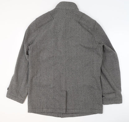 Mens UK Size M Jasper Conran Grey Overcoat