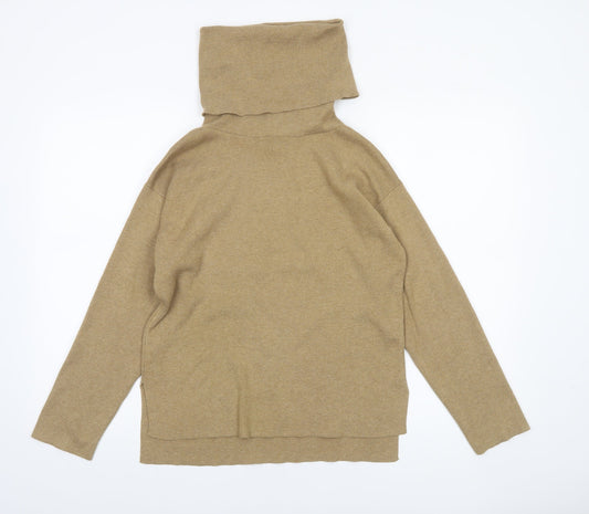 Womens UK Size XS H&M Beige Pullover Jumper