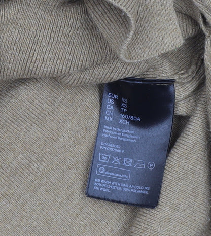 Womens UK Size XS H&M Beige Pullover Jumper