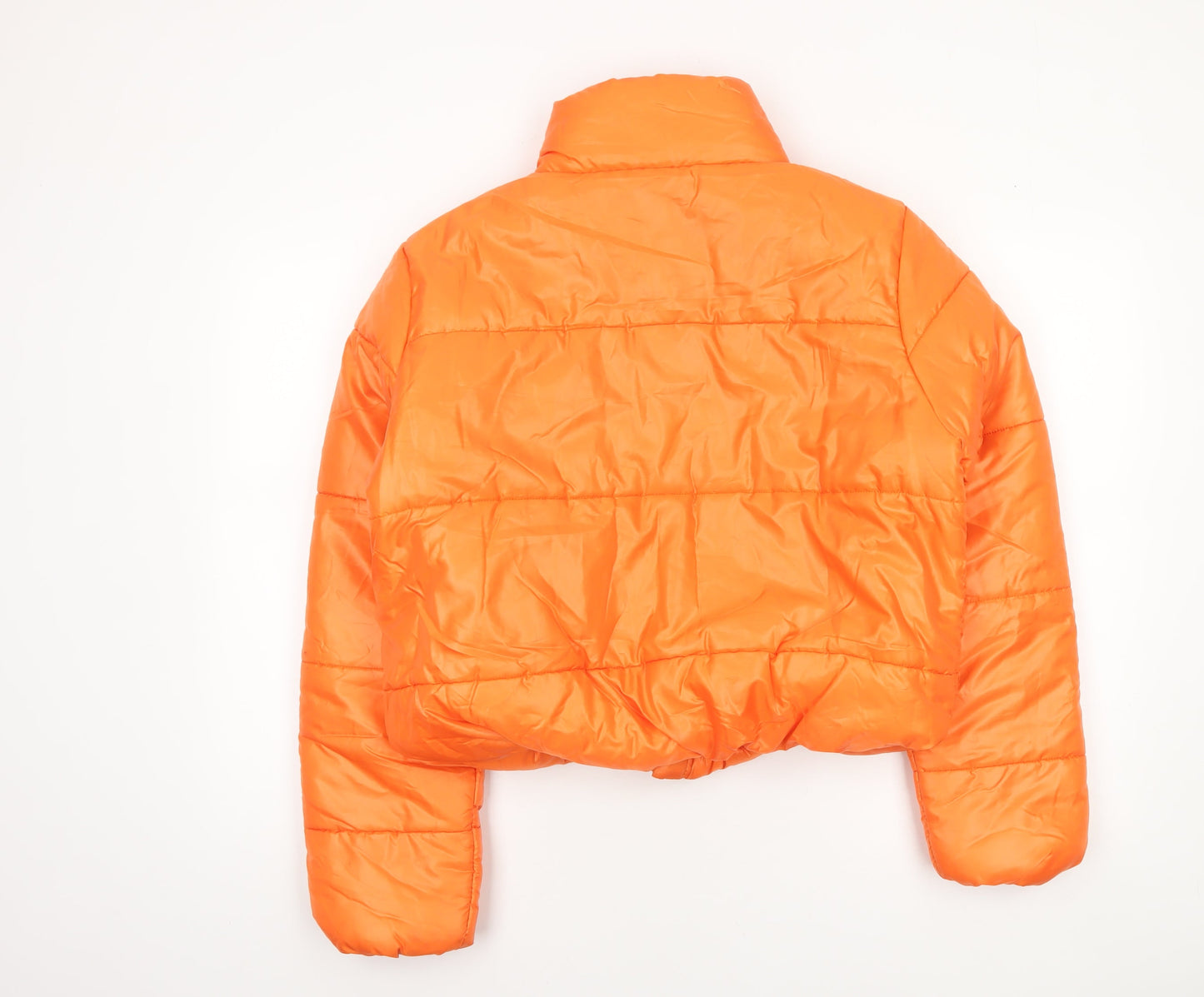 Womens UK Size L Rising Orange Puffer Jacket