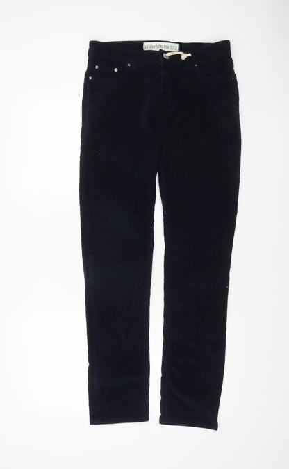 Mens UK Size M New Look Slim Fit Casual Blue Trousers